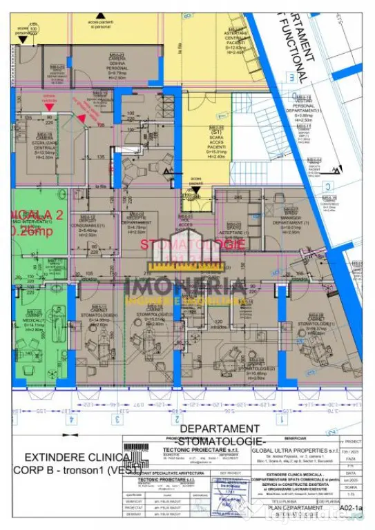Clinica stomatologie-pregatiri tehnice full-150m metrou MB-0