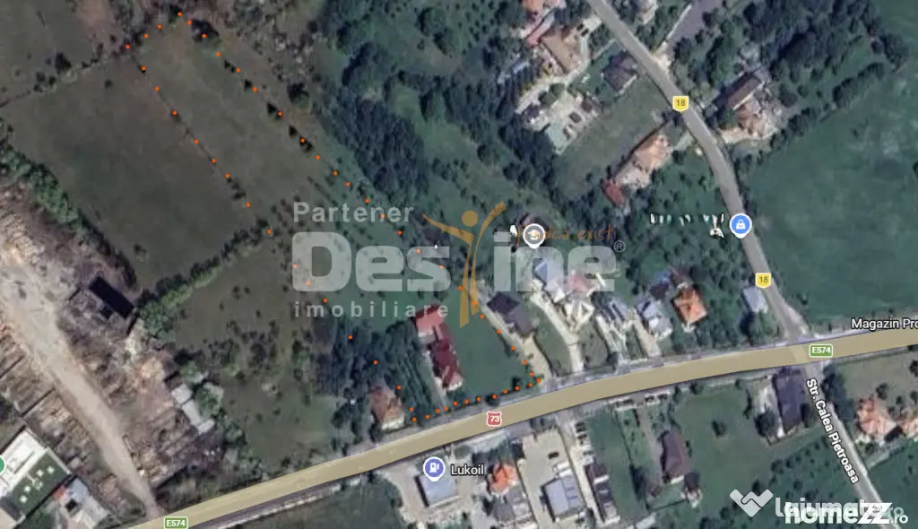 Teren intravilan Valea Mare Pravat 9.915 mp, deschidere DN
