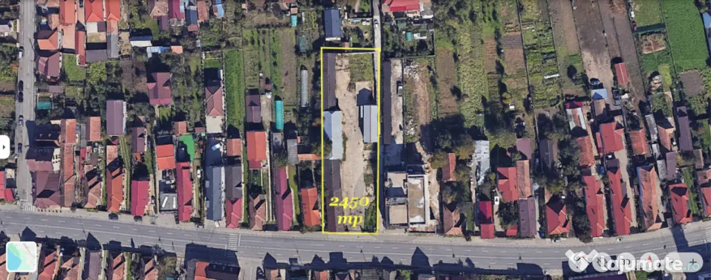 Teren 2450 mp + 3 hale / depozite in Florești