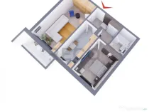 RECO Apartament cu 2 camere- NOU - la cheie-zona Metro