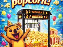 Vată de Zahăr & Popcorn pentru Petreceri Copii - Veselino Events
