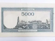 Bancnotă RARĂ 5.000 LEI 1945 - Traian și Decebal - Stare Excelentă 