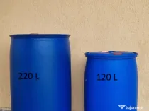 Butoi albastru din plastic cu buson 120L-220L