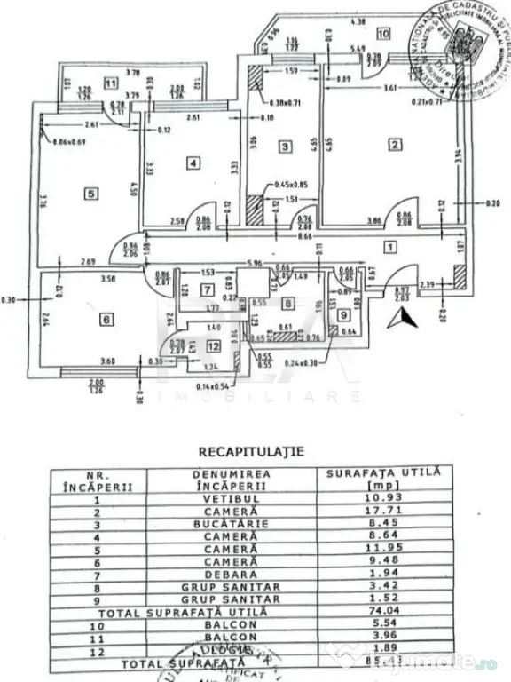 4 camere Pantelimon-Piața Delfinului decomandat, et. 2, 85