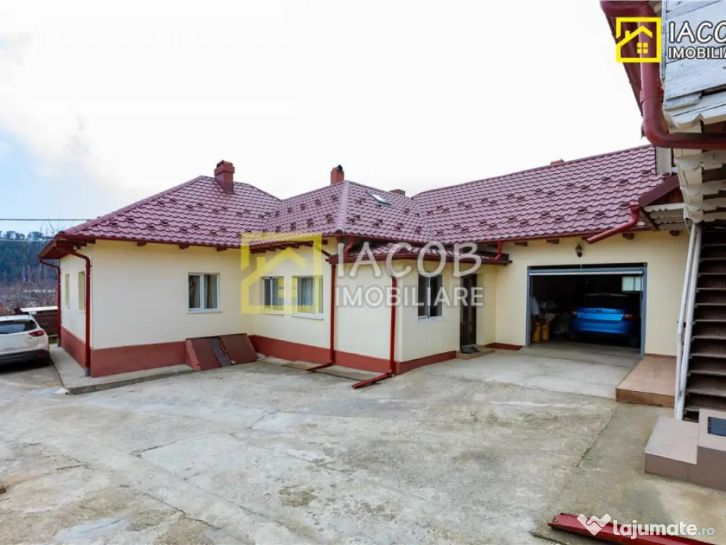 Casa, anexe, 3762 mp teren, 25000 mp padure, Comanesti, jud.