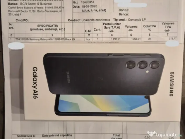 Telefon Samsung A16 NOU