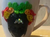 Căni decorate cu lut polimeric 