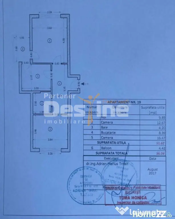 Rahova-Pucheni | 2 camere | 56mp | Parter | bloc nou | 89.00