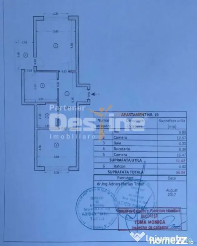 Rahova-Pucheni | 2 camere | 56mp | Parter | bloc nou | 89.00
