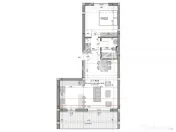 Apartament cu 2 camere la alb loc privat de parcare in Turni 