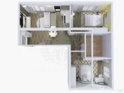 Inchiriere apartament 3 camere, bloc nou, zona Caraiman, 