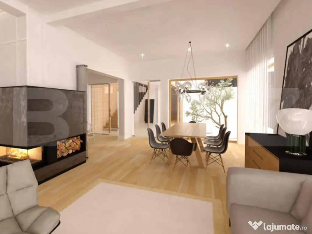 Casă 4 dormitoare, 2000 mp teren, zona Centru