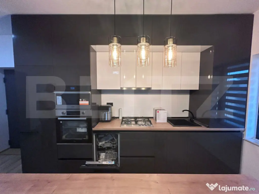 Apartament cu 2 camere, 30mp curte, incalzire in pardoseala,