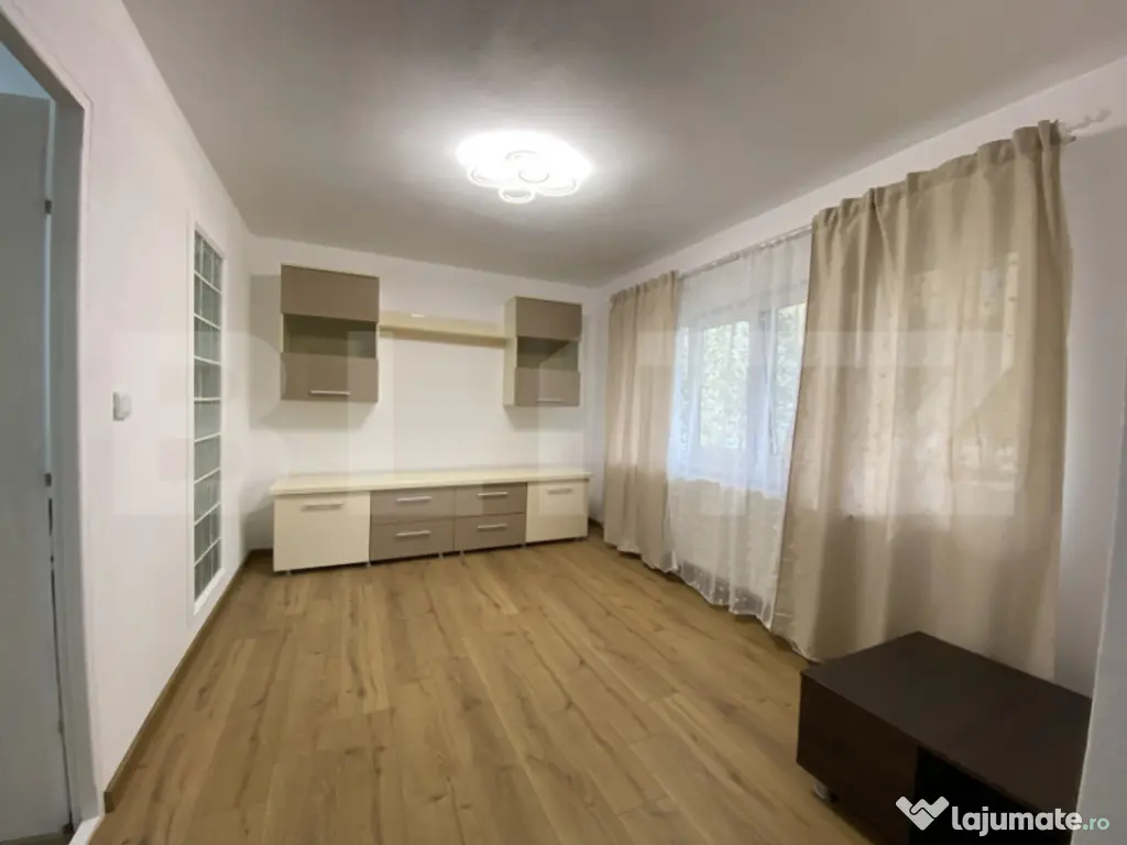 Apartament 2 camere, renovat complet – C.R. Vivu, parter ?