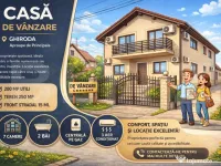 Casa de vanzare Ghiroda aproape de principala 200mp utili 