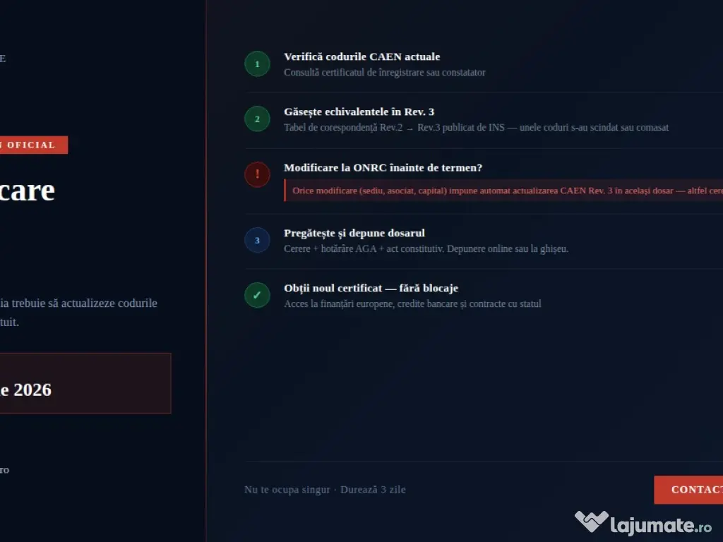 Cautăm colaborări – contabili, firme contabilitate, servicii ONRC