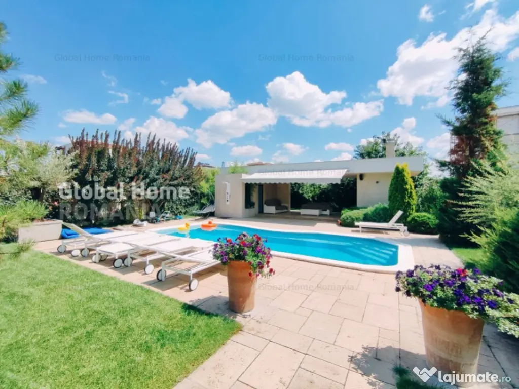 Vila Sisesti | Piscina - Garaj - Teren 1500mp | Mobilata si