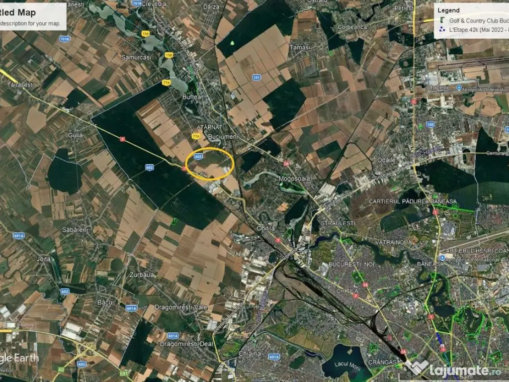 Teren 43.000 mp A0 Bucuresti - Buftea