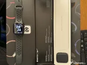 Apple Watch Nike Series 7 (45mm) Midnight + cadou bratara metalica neagra