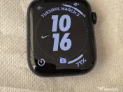 Apple Watch Nike Series 7 (45mm) Midnight + cadou bratara metalica neagra