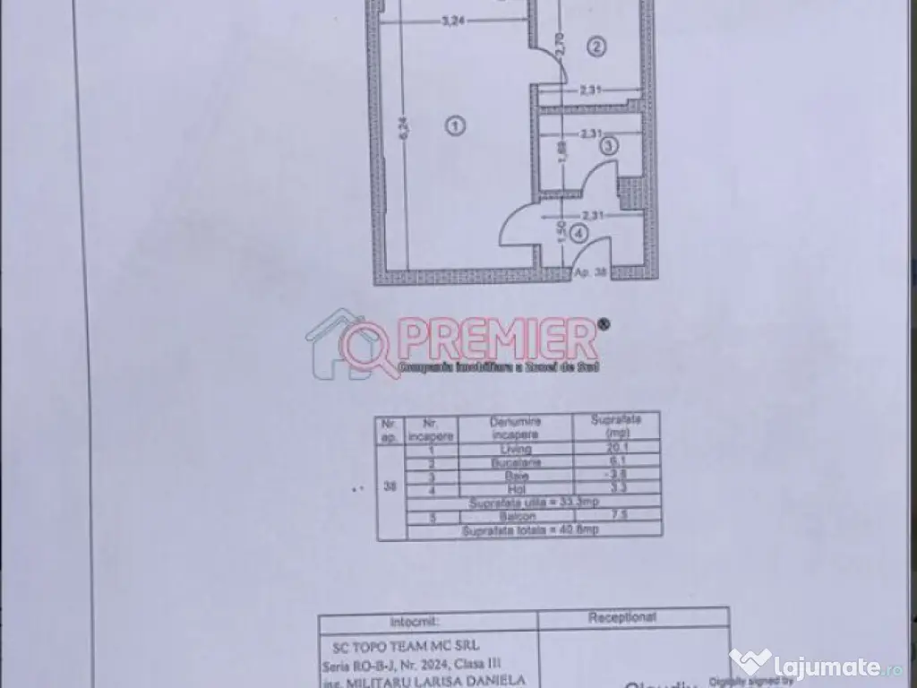 Metrou Berceni - Garsoniera noua - Perla Residence
