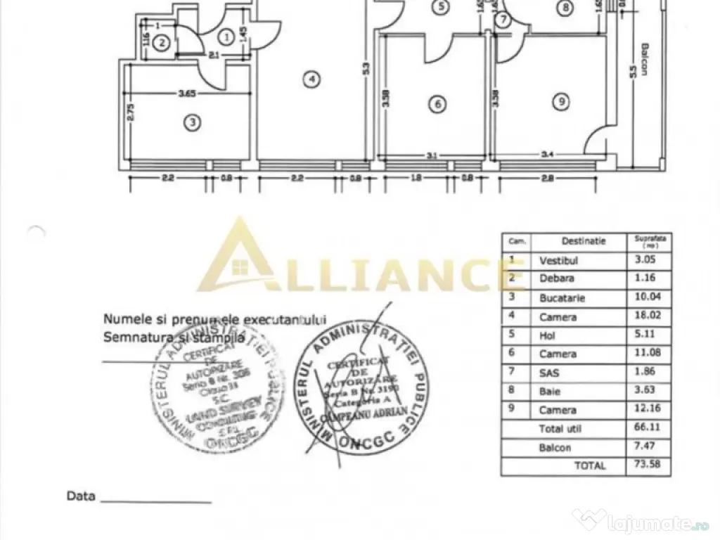 3 camere Titan | 73 mp | Mobilat | 15 min Metrou