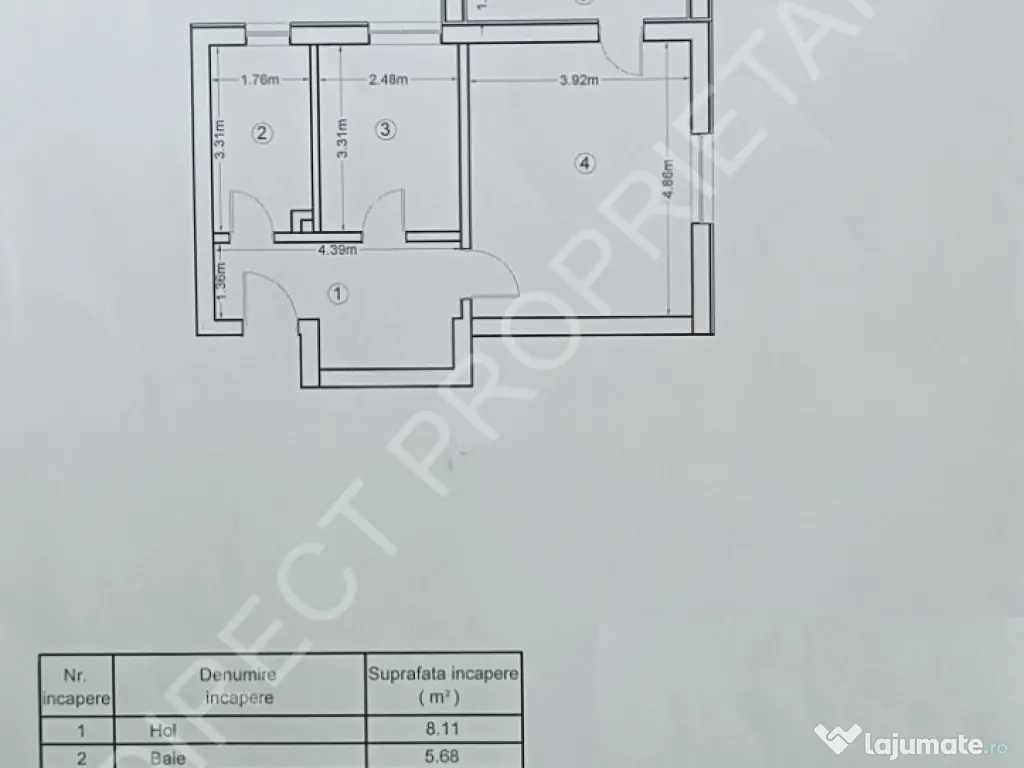 Garsoniera 45 mp | An 2019 | Et 3/6 | Parcare | Decomandata | Acvilei
