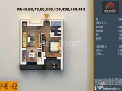 2 Camere Ideal Investitie -Incalzire in pardoseala 