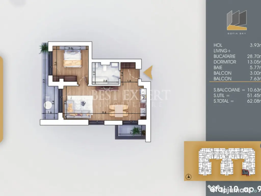2 Camere Ideal Investitie -Finalizat -Disponibilitate Imedia
