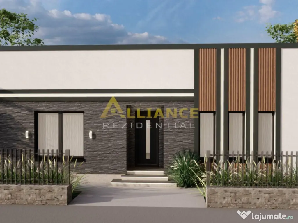 Casa individuala parter || 4 camere 2 bai || teren 309mp