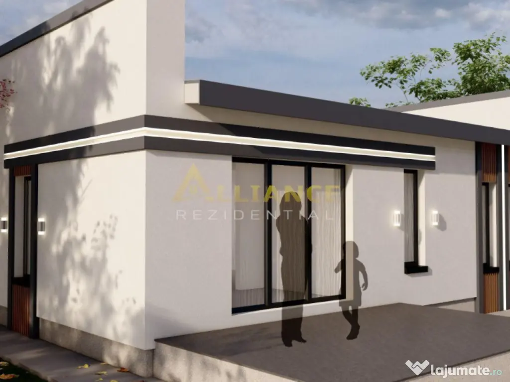 Casa individuala parter || 4 camere 2 bai || teren 309mp