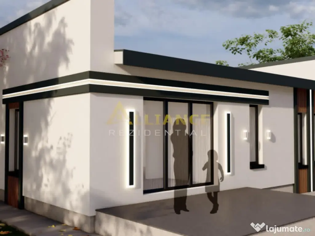 Casa individuala parter || 4 camere 2 bai || teren 309mp