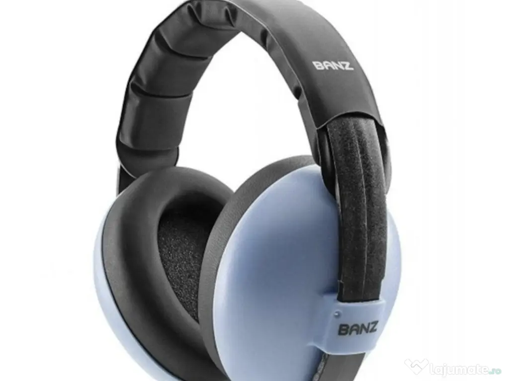 Casti antifoane bebelusi si copii 3-36 luni, Banz, Albastru