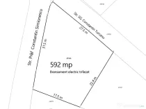 Teren intravilan in suprafata de 592 mp in zona Dorobant - Aroneanu Iasi