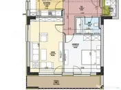 Apartament spatios 2 camere Urban Coresi 76 mp 