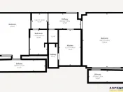 Decomandat,60mp,vitalizat,2 balcoane,living 24mp,areal linis 