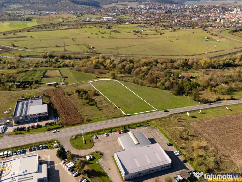 FILM! Teren intravilan industrial, deschidere la DN, Sfantu