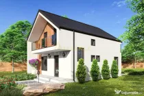 Casa individuala P 1E - 4 camere 2 bai - teren 300mp