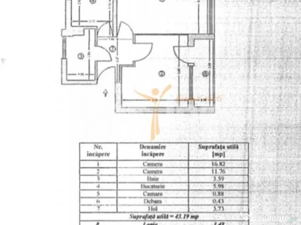 Tineretului-Cantemir | 2 camere | 47mp | et 4 | renovat | 14