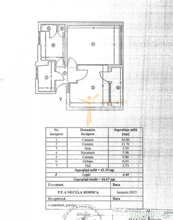 Tineretului-Cantemir | 2 camere | 47mp | et 4 | renovat | 14