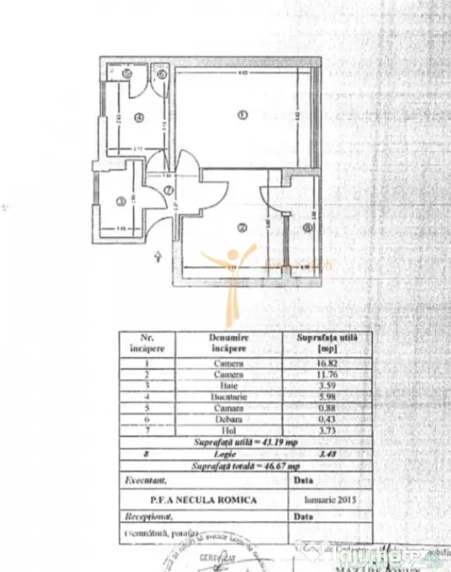 Tineretului-Cantemir | 2 camere | 47mp | et 4 | renovat | 14