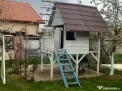 casuta de lemn ,capacitate  4copii 