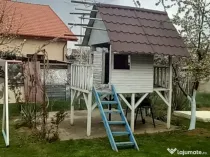 casuta de lemn ,capacitate  4copii