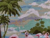 Goblen "Insula cu flamingi" 