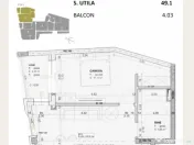 Apartament 2 camere, 49 mp, FINISAT, nZEB, Central 