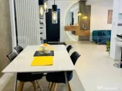 Apartament tip duplex, 100 mp, 4 camere, mobilat modern, cur 