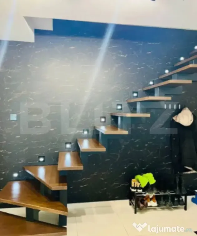 Apartament tip duplex, 100 mp, 4 camere, mobilat modern, cur