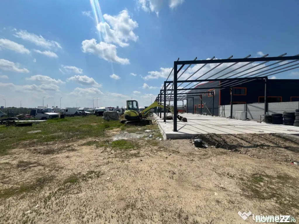 Teren 12.600 mp cu hală nouă 600 mp, oportunitate investi?