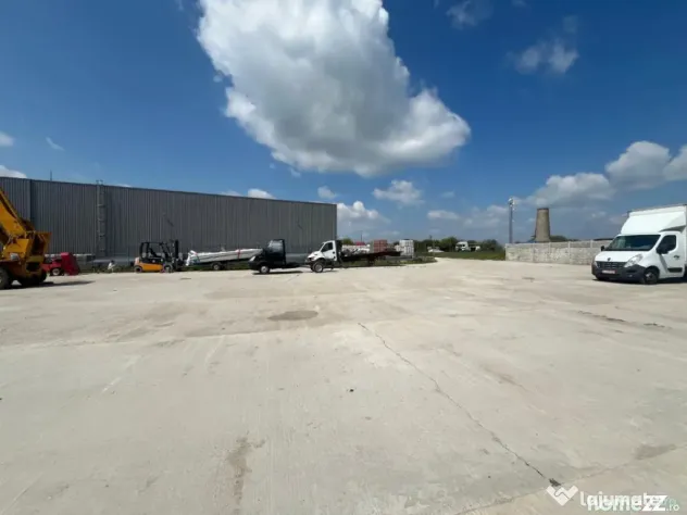 Teren 12.600 mp cu hală nouă 600 mp, oportunitate investi?