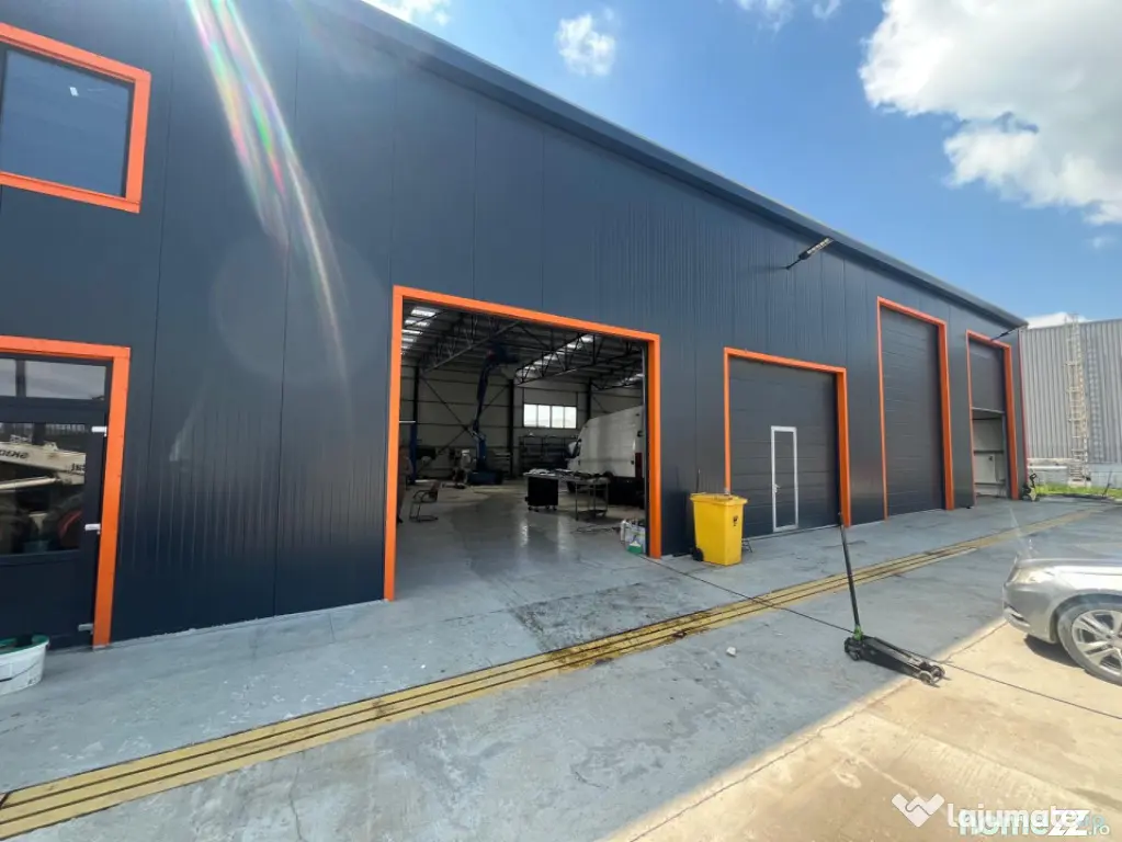 Teren 12.600 mp cu hală nouă 600 mp, oportunitate investi?